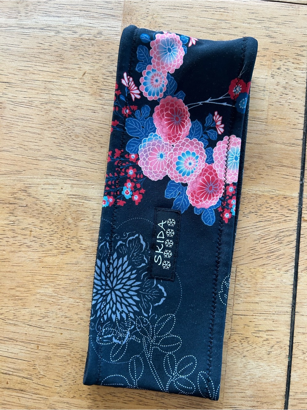 Skida Floral Black Headband